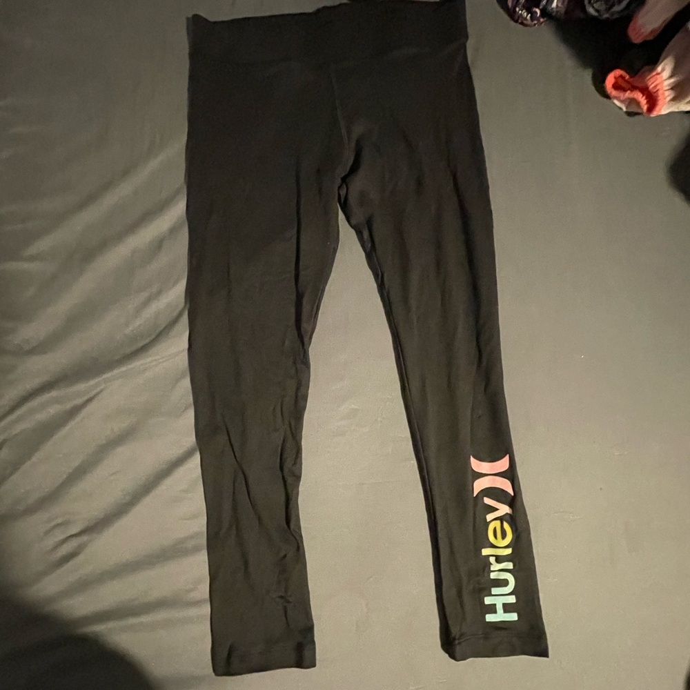 New Hurley girls size L leggings